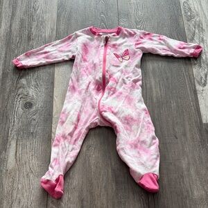 Tuffy Pink Butterfly Kids One Piece
